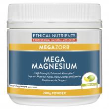 Ethical Nutrients MEGAZORB Mega Magnesium Citrus 200g