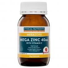 Ethical Nutrients Megazorb Mega Zinc Powder Raspberry 95g​